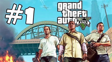 Grand Theft Auto 5 Part 1 Walkthrough Gameplay Gta V Lets Play