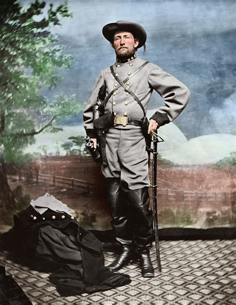 Confederate Army Colonel John S Mosby Painting By Stocktrek Images