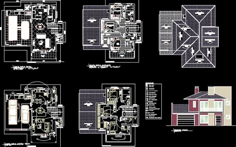 Residence Project 2d Dwg Full Project For Autocad Designs Cad