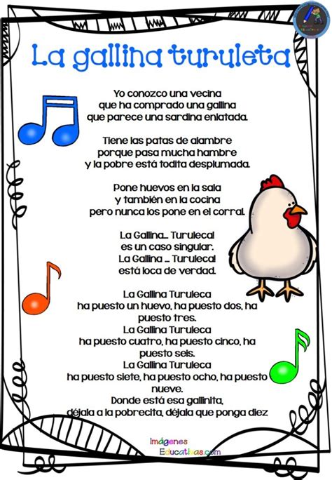 Cancionero Infantil Fichas Con Canciones De Animales F60