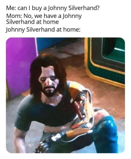 Johnny Silverhand Meme Captions Cute Viral