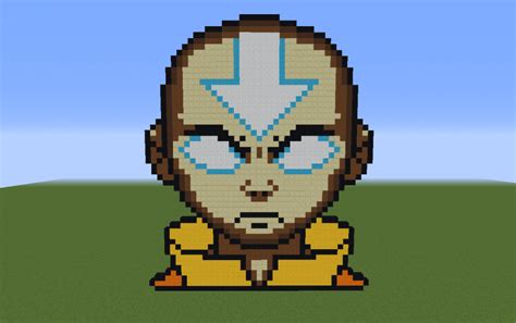 Avatar Aang Pixel Art