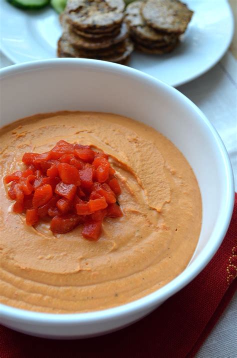 Roasted Red Pepper Hummus Recipe Vitamix Easy Recipes Today