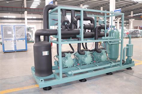 Air Cooled Condensing Unit With Compressors For Low Temperaure Cold