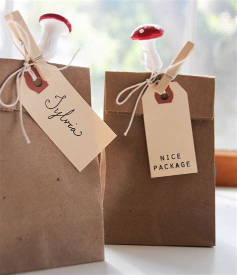 Brown Paper Bags And Tags Would Look Great And Tie In