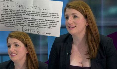 Trying To Laugh Labour Mp Reacts To Letter Accusing Her Of Showing