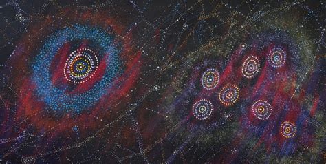 The Seven Sisters Pleiades Star Dreaming Story Aboriginal Art Stories