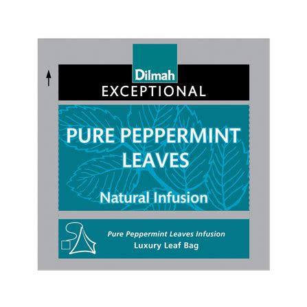 JMV | DILMAH EXCEPTIONAL PURE PEPPERMINT LEAVES INFUSION - 30 UN