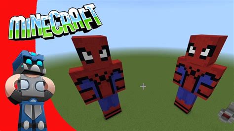 Tutorial Minecraft Spiderman Skin Pixel Art Como Hacer Estatua De