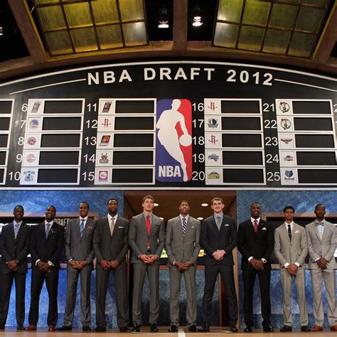 Re Drafting The 1st Round Of The 2012 Nba Draft Bleacher Report