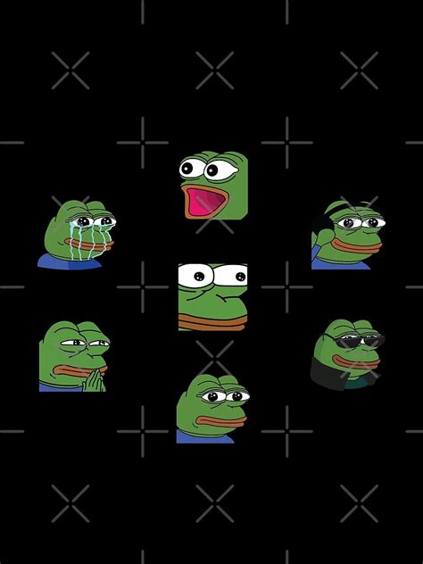 Pepe Twitch Emotes Pack 2 Poster For Sale By OldDannyBrown Redbubble