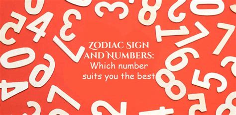 Zodiac Signs And Numbers What Your Favourite Number Say About Yourself
