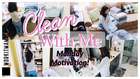 Clean With Me 2020 Monday Cleaning Motivation Get Ready For The Week Youtube