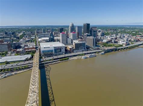 Aerial View Of The City Of Louisville Kentucky Editorial Photo Image