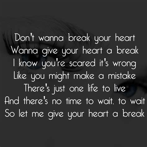 Heart Demi Lovato Give Your Heart A Break Lyrics
