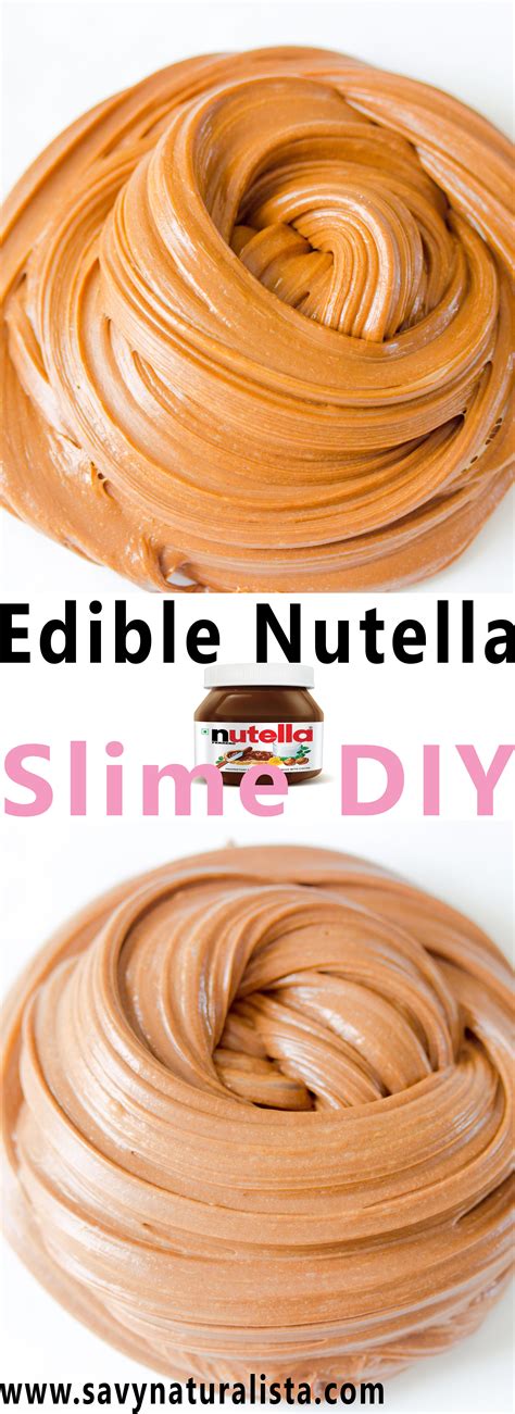 Make This Easy Two Ingrediant Edible Slime Diy That Has Pure Nutella