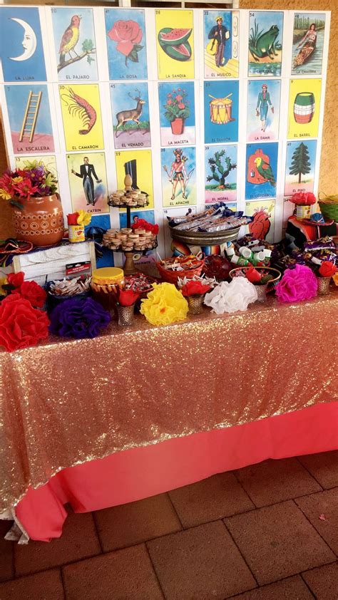 Loteria Backdrop Loteria Party Loteria Fiesta Mexican Theme Loteria Theme Lote Mexican