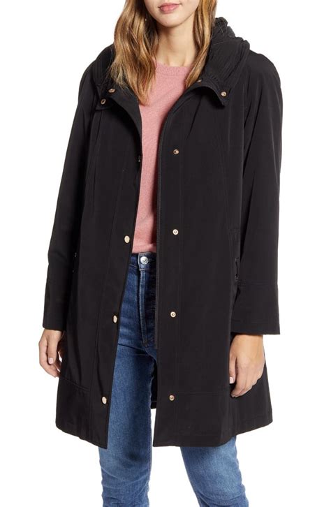 Gallery Hooded Raincoat With Removable Liner Nordstrom Raincoat