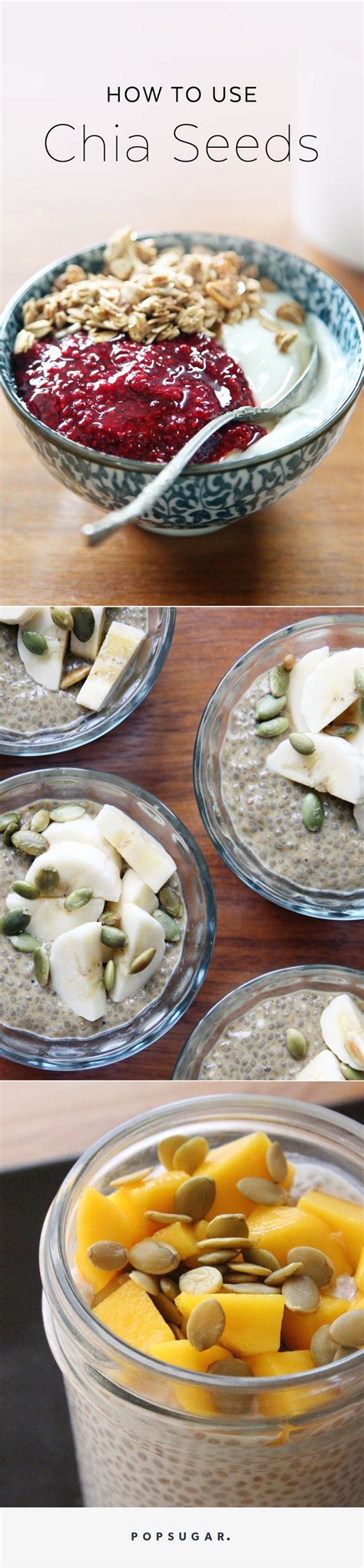9 Creative And Simple Ways To Add Chia Seeds Into Your Everyday Diet Clean Eating Recipes