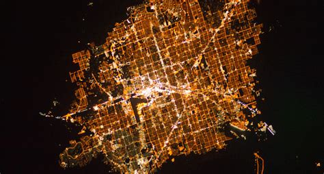City Lights From Space