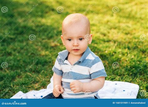 Portrait Of Adorable Baby Boy Stock Image Image Of Lovely Face