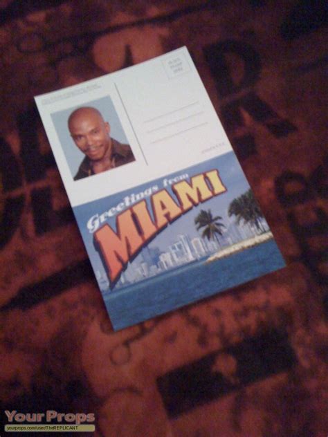 Dexter Dexter Greetings From Miami Post Card Original Prod Artwork