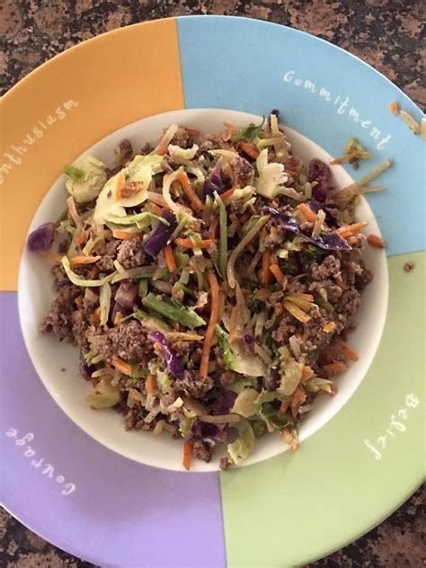Check spelling or type a new query. Broccoli slaw with ground beef, cheese and seasonings From ...
