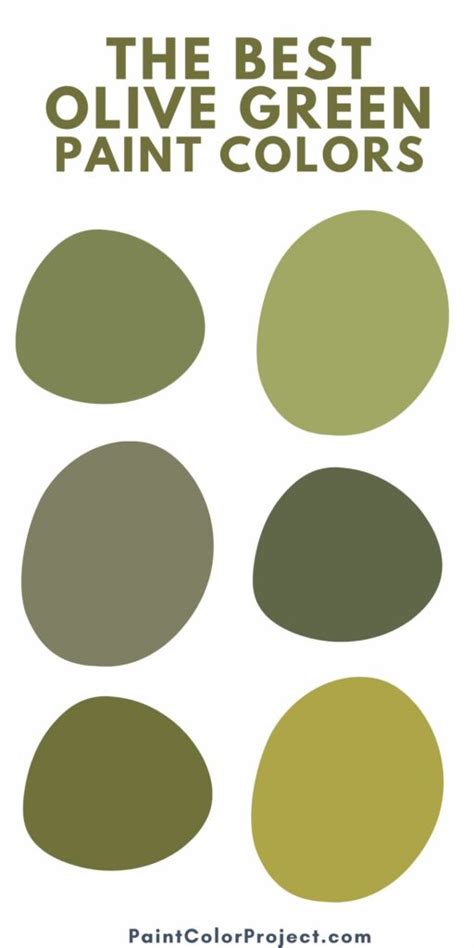 29 Best Olive Green Paint Colors For Your Home The Paint Color Project