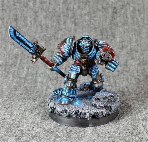 Trying Out A New Paint Scheme For My Grey Knights Going For Kind Of A