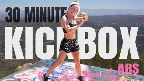 Minute Kickbox And Abs Workout High Impact Sweaty And Fun Youtube
