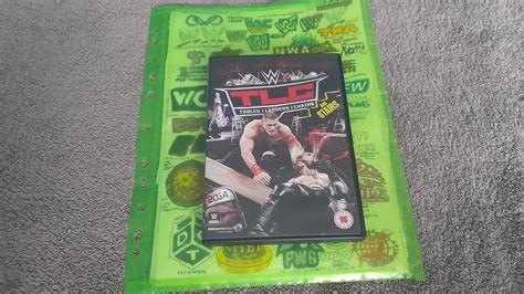 Ma Review Sur Une Pochette De DVD De Catch Sur WWE TLC Tables Ladders Chairs And Stairs