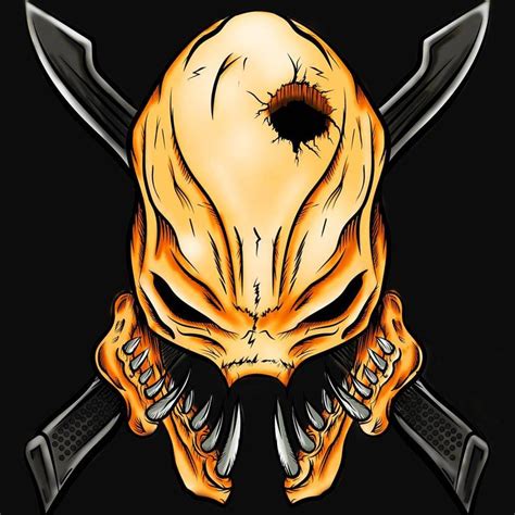 Elite Skull Recolour Vector Halo Elite Graphicdesign Skull