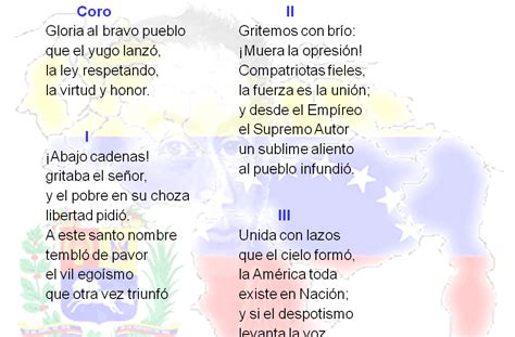 Que Es El Himno Nacional De Venezuela Cual Es La Importancia Del Himno