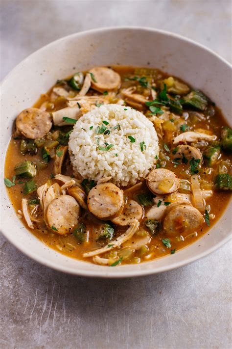 Whole30 Chicken And Sausage Gumbo The Defined Dish Recipe Sausage