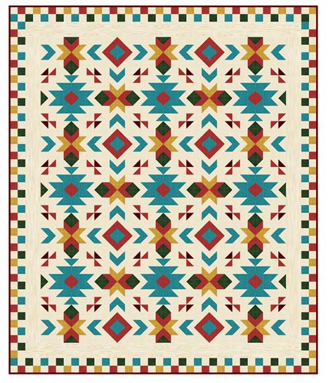 Buy Southwest Quilt Pattern Southwest Quilt Nativ American Online In