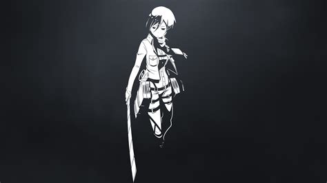 Wallpaper Shingeki No Kyojin Mikasa Ackerman Anime Girls 1920x1080