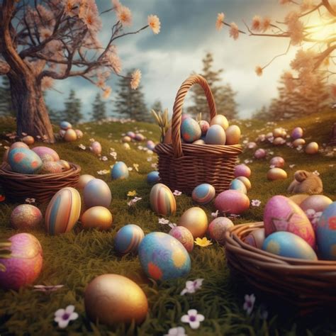 Premium Ai Image Easter Wallpaper High Quality 4k Ultra Hd Hdr