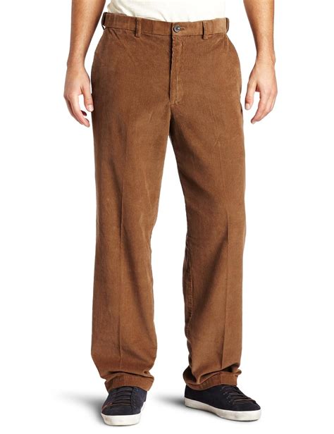 Buy Haggar Men S Big Tall Work To Weekend Expandable Waistband 14 Wale Corduroy Plain Front