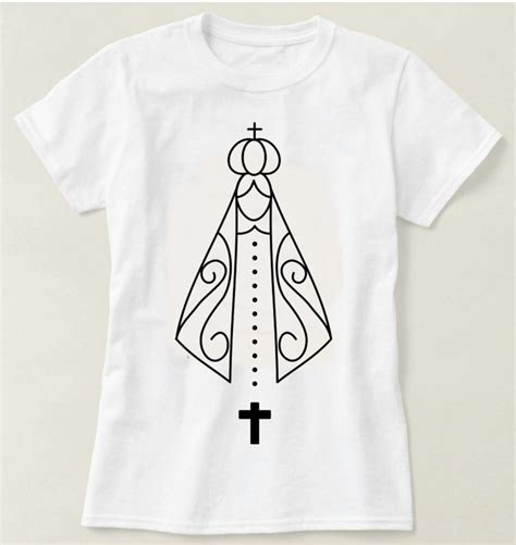 Camiseta Religiosa Nossa Senhora Elo7 Produtos Especiais