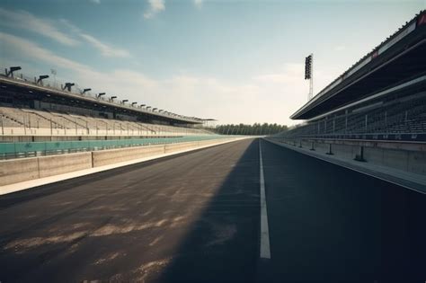 Pista De Carreras Internacional Race Track Arena Foto Premium