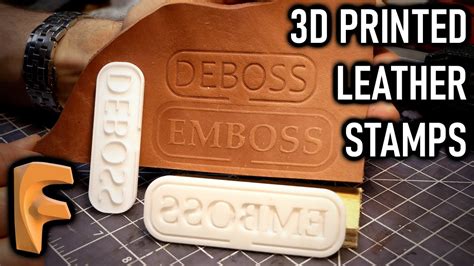 How To Design And Use 3d Printed Leather Stamps Fusion 360