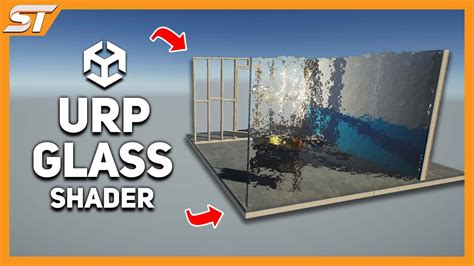 Glass Shader In Unity Urp Reflection Distorted Frosted Youtube