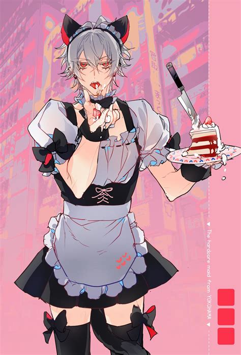 goyo on twitter maid outfit anime maid handsome anime guys