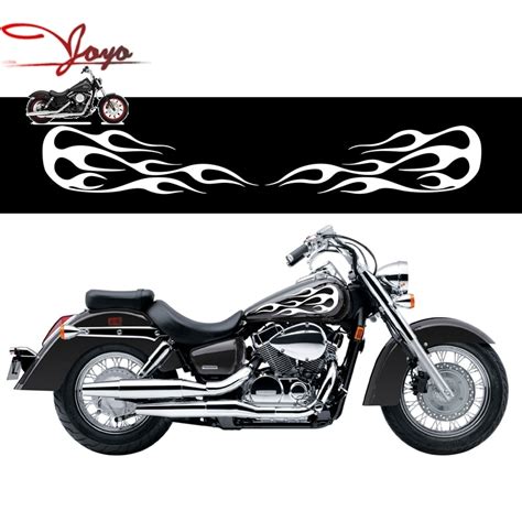 Motorcycle Flame Gas Tank Decals Stickers For Honda Shadow Vt750