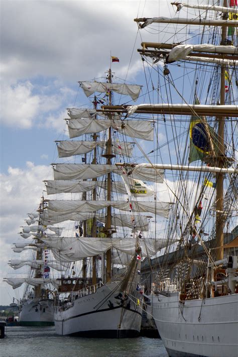 Tall Ships Boston Massachusetts Tall Ships Docked Along T Flickr