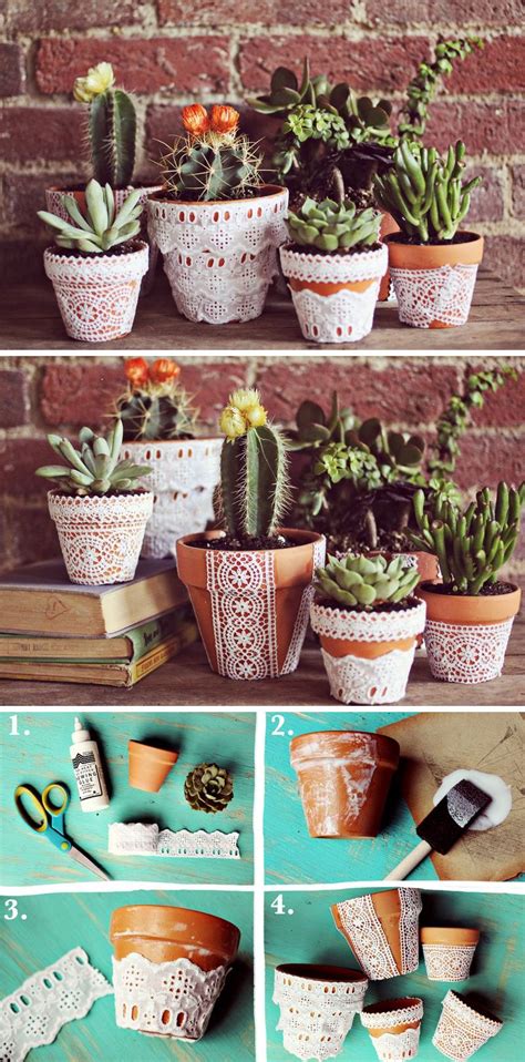 Black glyph cartoon house indoor flower. 25 Simple DIY Ways To Customize & Paint Terra Cotta Pots ...