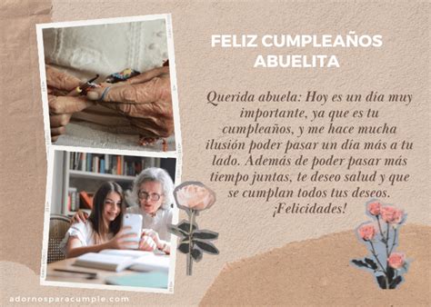 Total 94 Images Mensaje Para Una Abuela De Cumpleaños Viaterramx