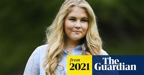 Princess Amalia Heir To Dutch Throne Waives Right To Yearly Income Netherlands The Guardian