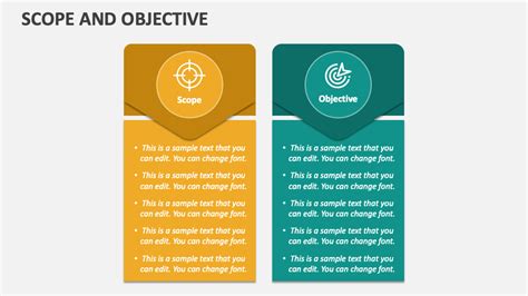 Scope And Objective Powerpoint Presentation Slides Ppt Template