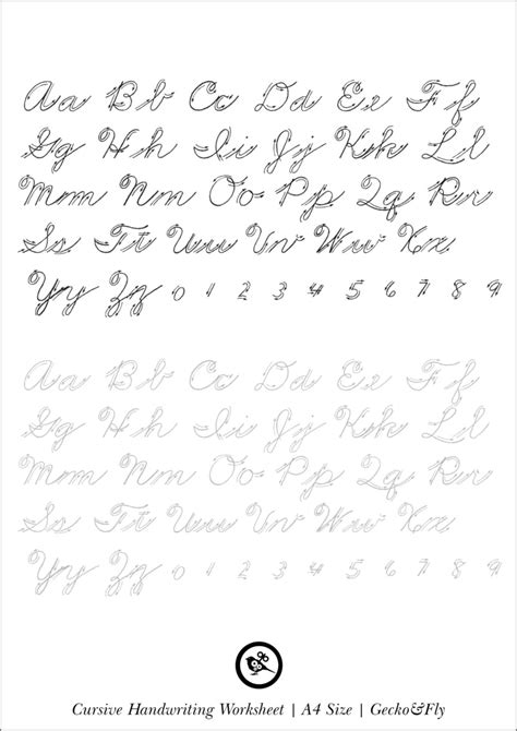 Cursive writing is what we mean by joined up writing. 5 Printable Cursive Handwriting Worksheets For Beautiful Penmanship